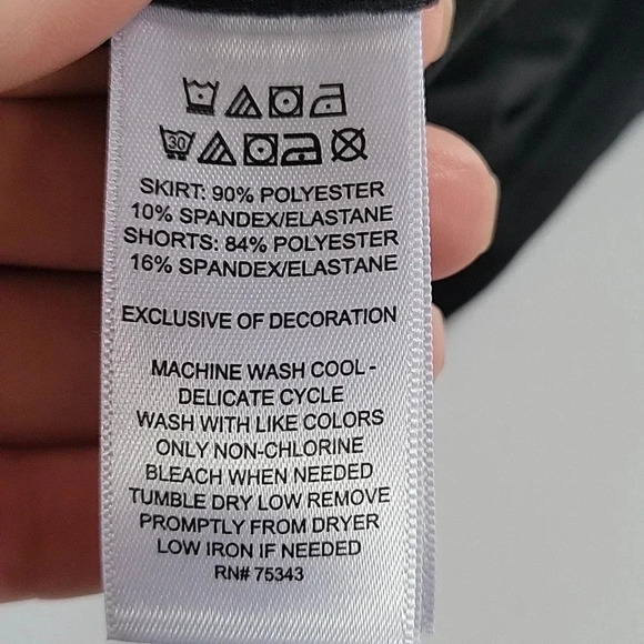 Telluride Clothing Company Pull On  Skirt Skort Regular Golf Appearl‎ Sz Large - Picture 9 of 9